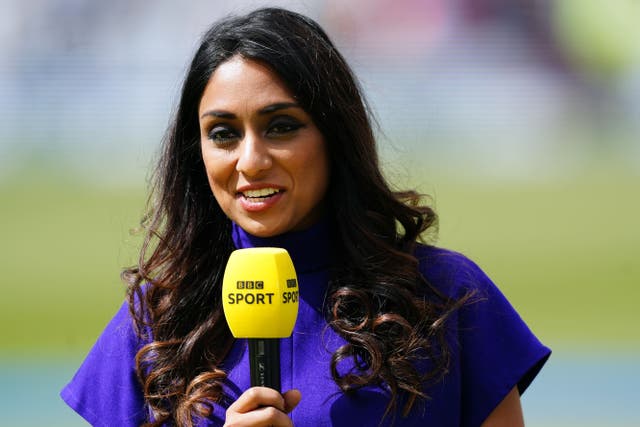 Isa Guha has been across the Women’s Ashes for both Sky Sports and BBC (Mike Egerton/PA)