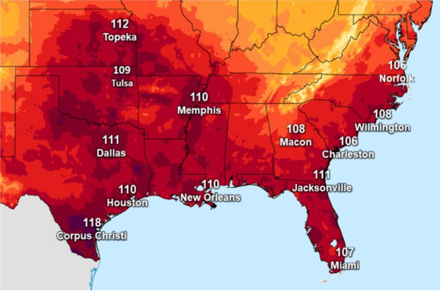<p>Relentless heat is continuing across large parts of the United States this summer. The climate crisis is making extremes much more likely</p>