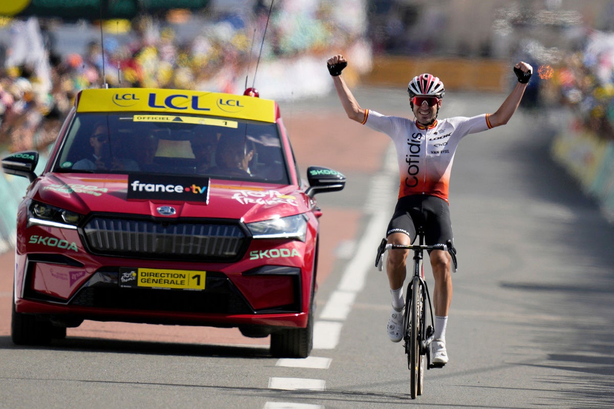 Ion Izagirre soloes to victory in explosive Tour de France 12th stage 