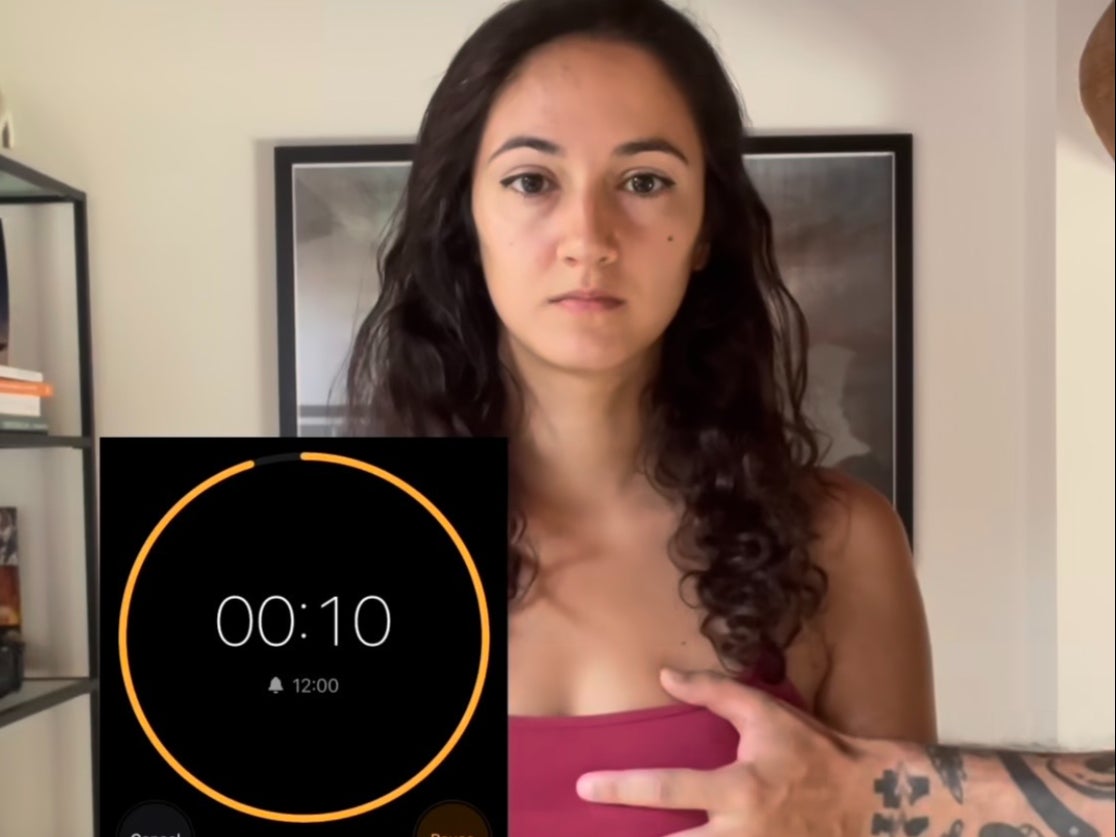To highlight just how long 10 seconds feels, Italians are posting videos looking into the camera and touching intimate parts of themselves