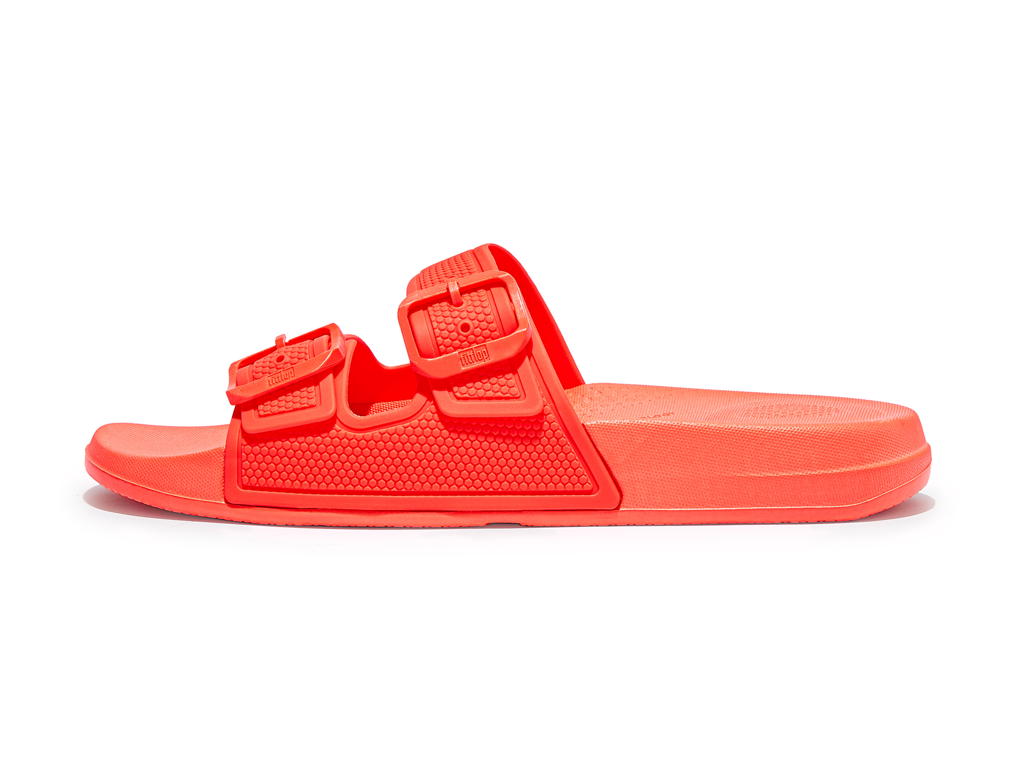 FitFlop IQCUSHION two-bar buckle slides 