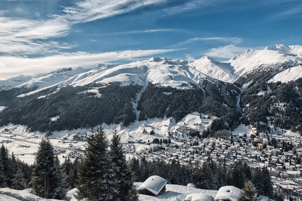 Davos is located in the Graubunden region
