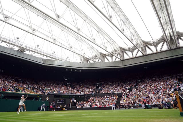 The roof may be needed again on Centre Court (Adam Davy/PA)