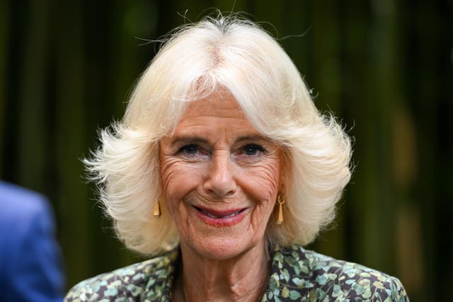 <p>Queen Camilla spoke with members of the community in Cornwall as part of her visit (Finnbarr Webster/PA)</p>