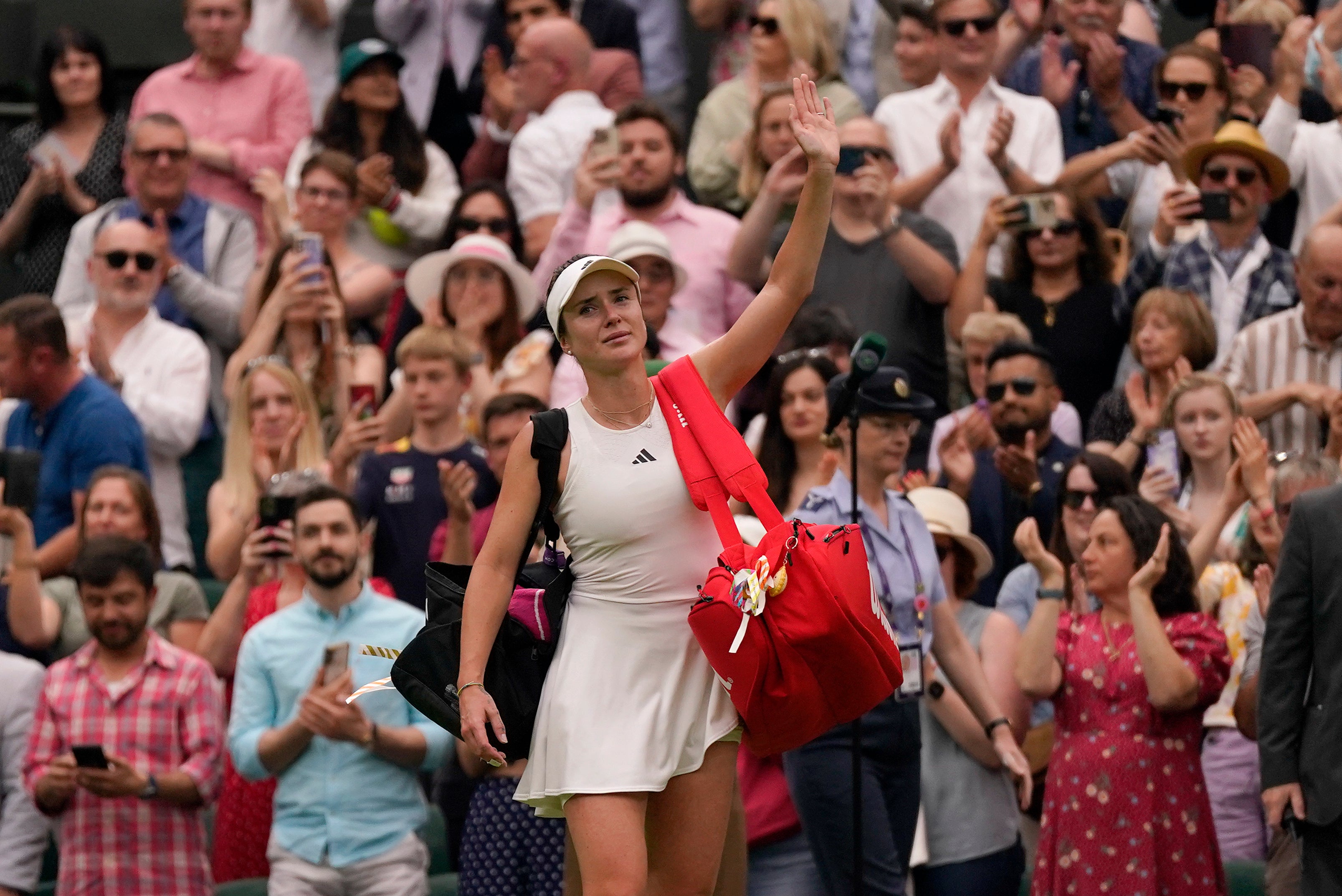 Ukraine's Svitolina Loses At Wimbledon Despite Getting A Big Boost From ...