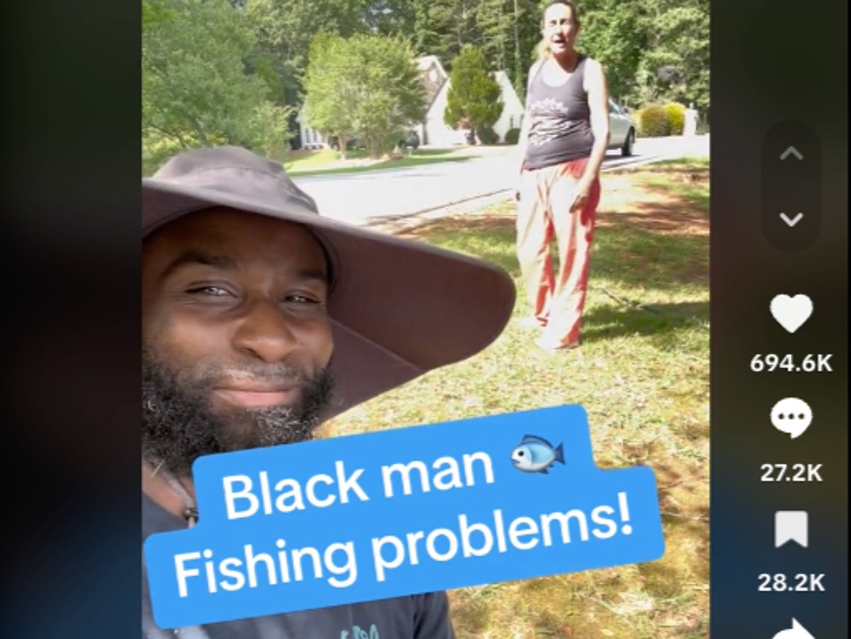 Black Georgia fisherman goes viral for filming ‘prejudiced’ neighbours calling police on him for using lake