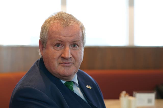 Ian Blackford has revealed a vision of a green industrial future for Scotland (Steve Parsons/PA)