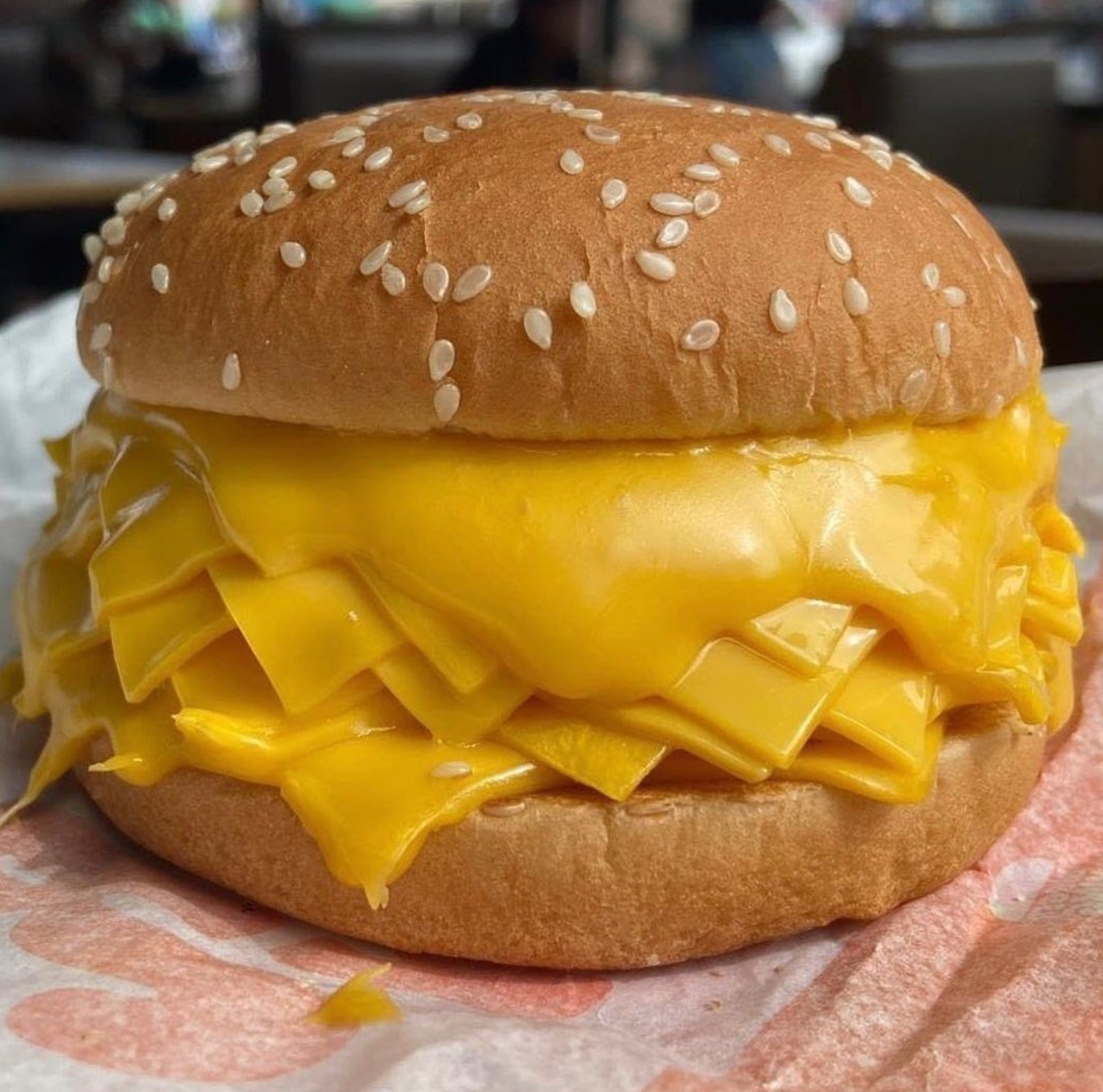 Burger King Thailand’s newest creation is just 20 slices of cheese between two buns