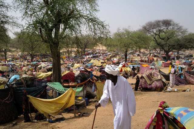 <p>A camp for those who have fled the violence in Sudan’s Darfur region, in Borata, Chad</p>