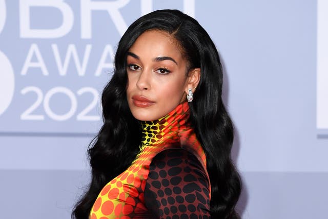 <p> Jorja Smith attends The BRIT Awards 2020 at The O2 Arena on February 18, 2020</p>