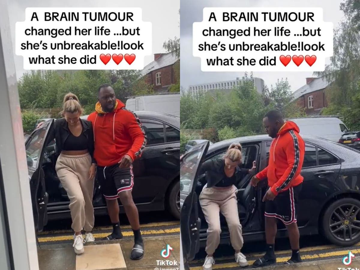 Personal trainer praised for supporting client who learnt how to walk again after brain tumour