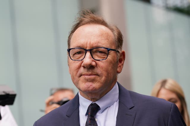 Kevin Spacey continued to give evidence on Friday (Yui Mok/PA)