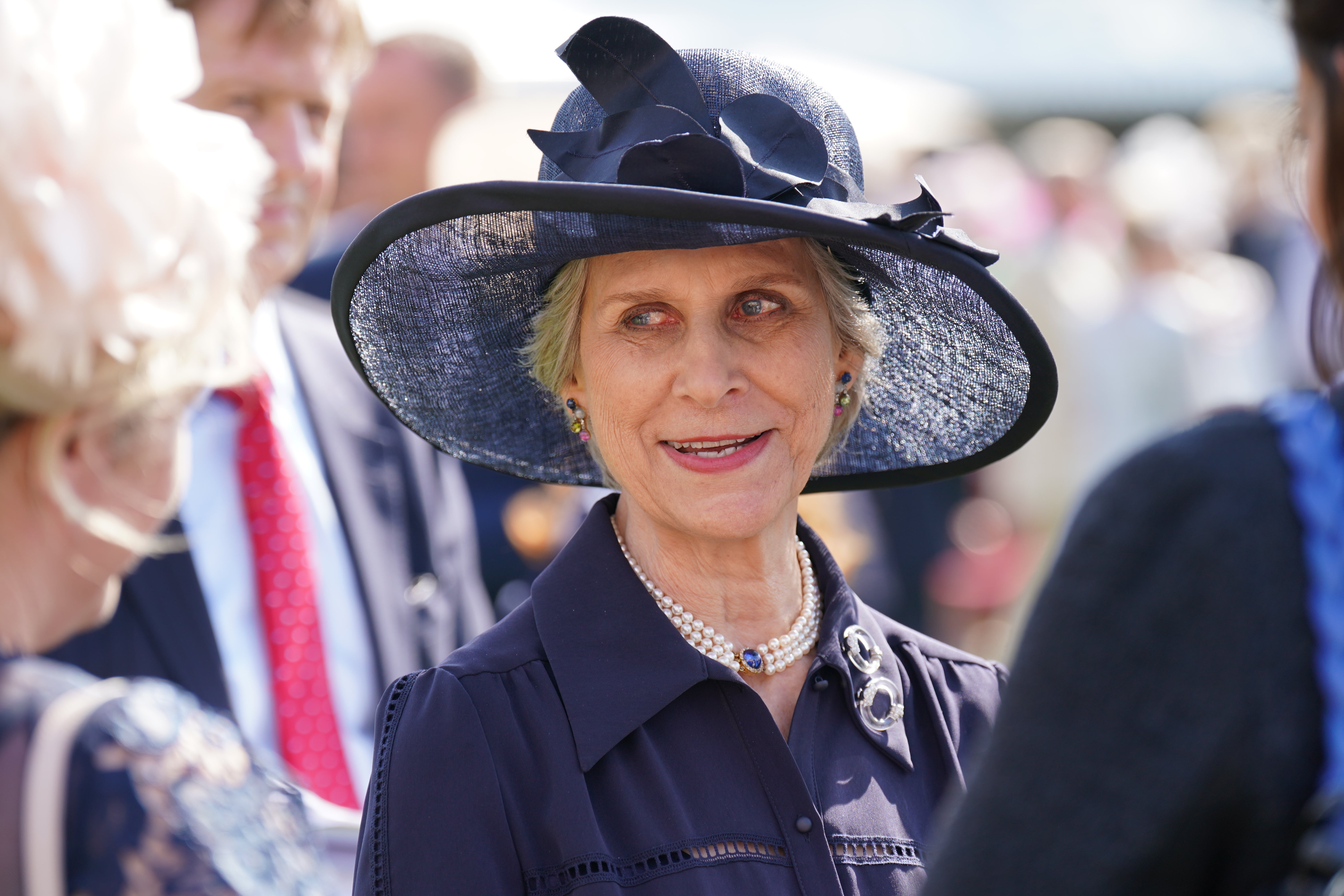The Duchess of Gloucester attends the Royal Kennel Club Garden Party at Buckingham Palace on May 24, 2023