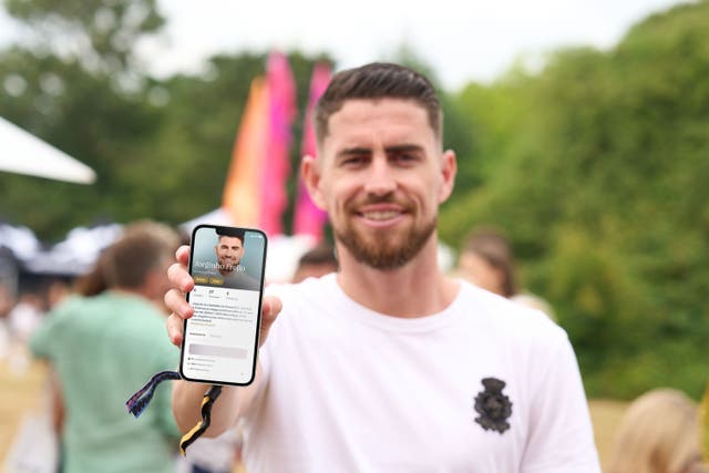 Arsenal and Italy footballer Jorginho has acquired a stake in investment app Gather (Gather/PA)