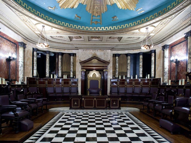<p>The hidden Masonic Temple inside Andaz hotel at Liverpool Street </p>