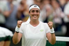 Wimbledon 2023 LIVE: Ons Jabeur in women’s final after Carlos Alcaraz sets up Novak Djokovic clash