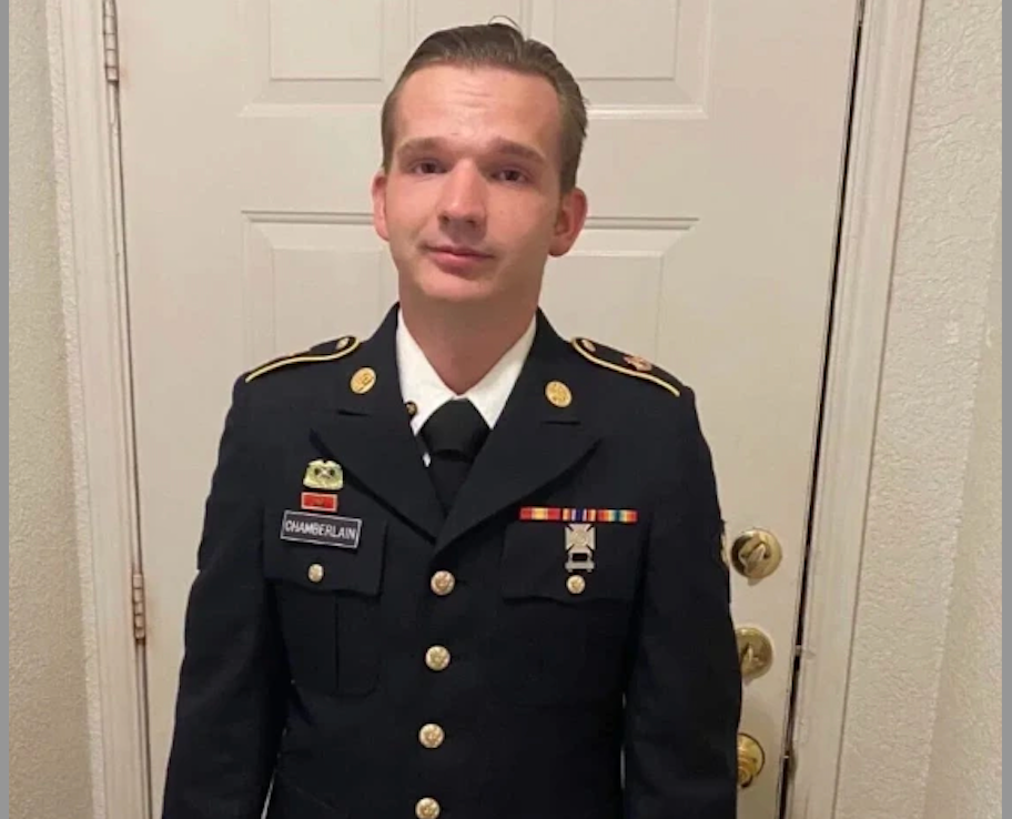 Army Specialist Craig Chamberlain, 23, is under investigation after his wife dies while he was ‘willfully’ absent from the base