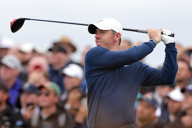 <p>Rory McIlroy leads at the halfway stage of the Scottish Open </p>