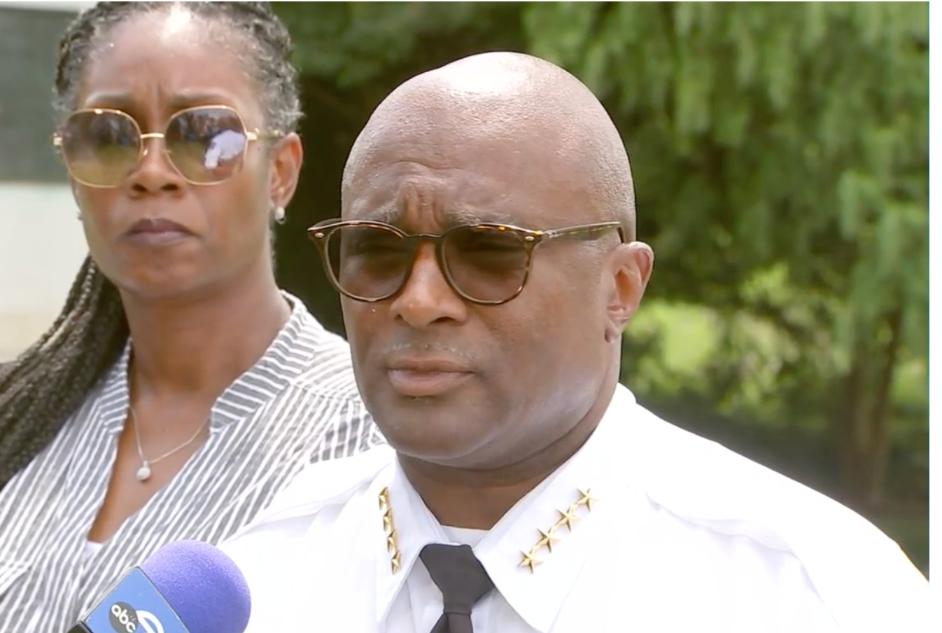 Bladensburg Police Department chief Tyrone Collington gave further details about a mass shooting in the Maryland shooting on Friday