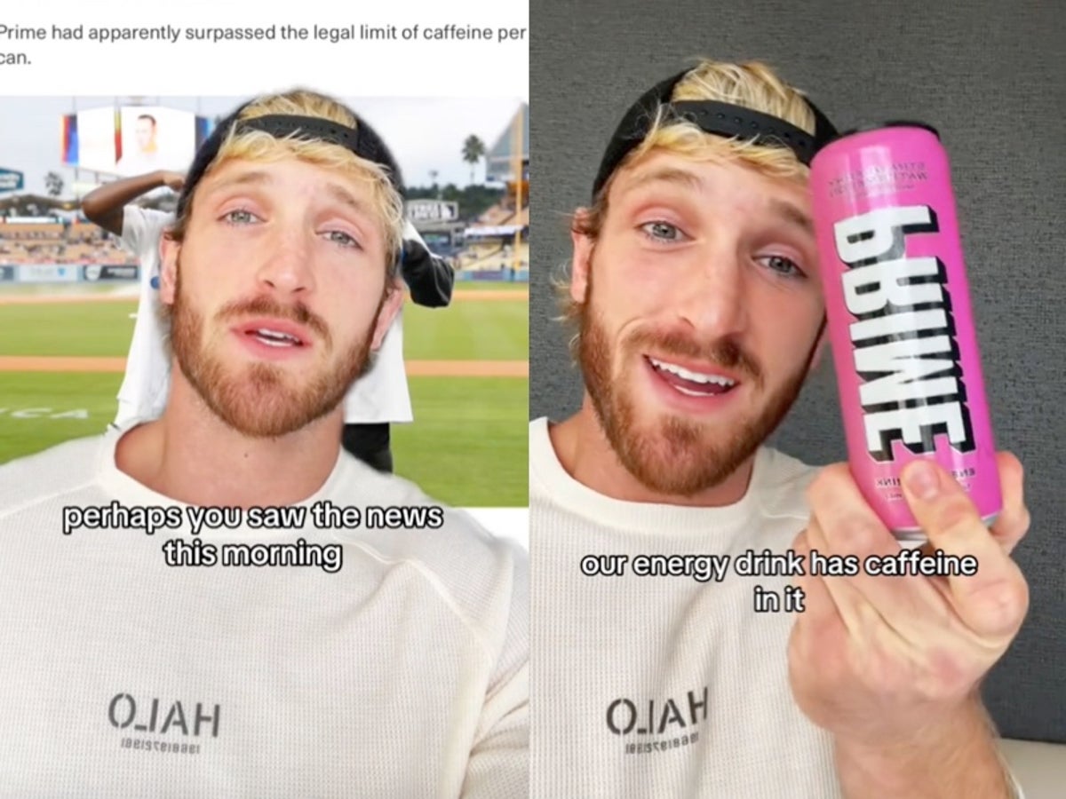 Logan Paul defends Prime energy drink’s caffeine levels after backlash