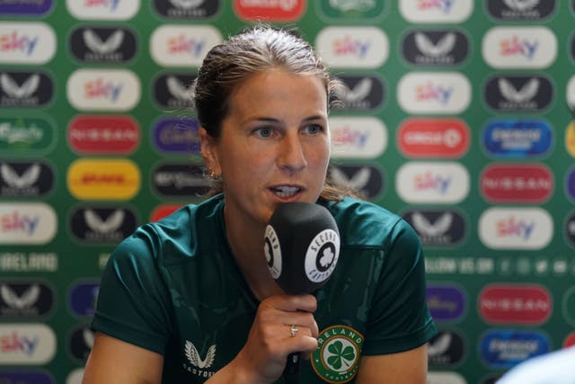 Republic of Ireland’s Niamh Fahey believes nothing can truly prepare her side for the atmosphere of a World Cup debut (Brian Lawless/PA)