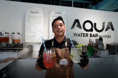 A new bar in Dubai is offering 'gourmet water' infused with minerals to 'suit your mood'