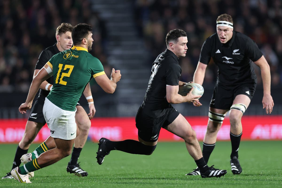 Rugby LIVE: All Blacks vs Springboks score and latest updates as New Zealand face South Africa in Championship