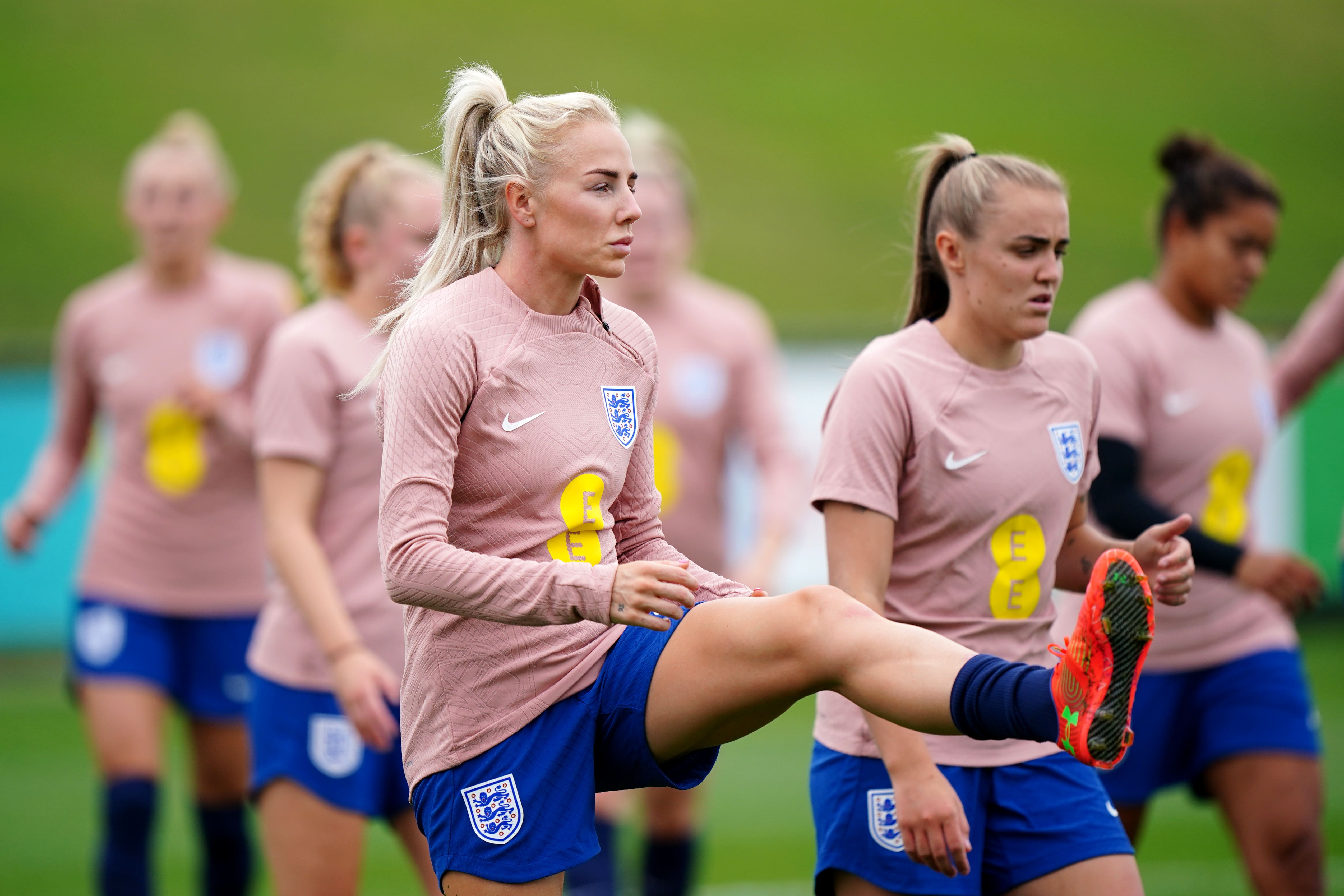 Alex Greenwood during a training session at the Sunshine Coast Stadium, Queensland (Zac Goodwin/PA)