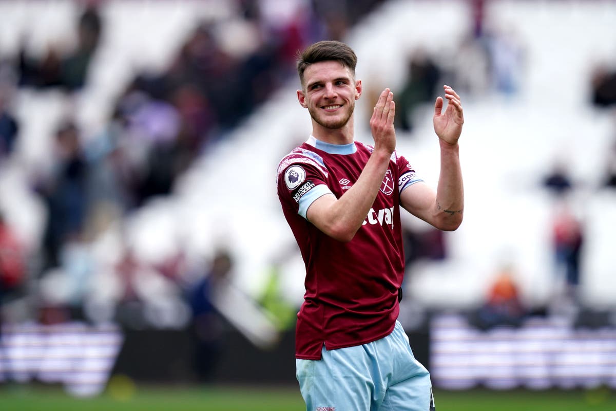 Declan Rice Leaves West Ham For Record Fee With Arsenal Move Imminent The Independent 5962