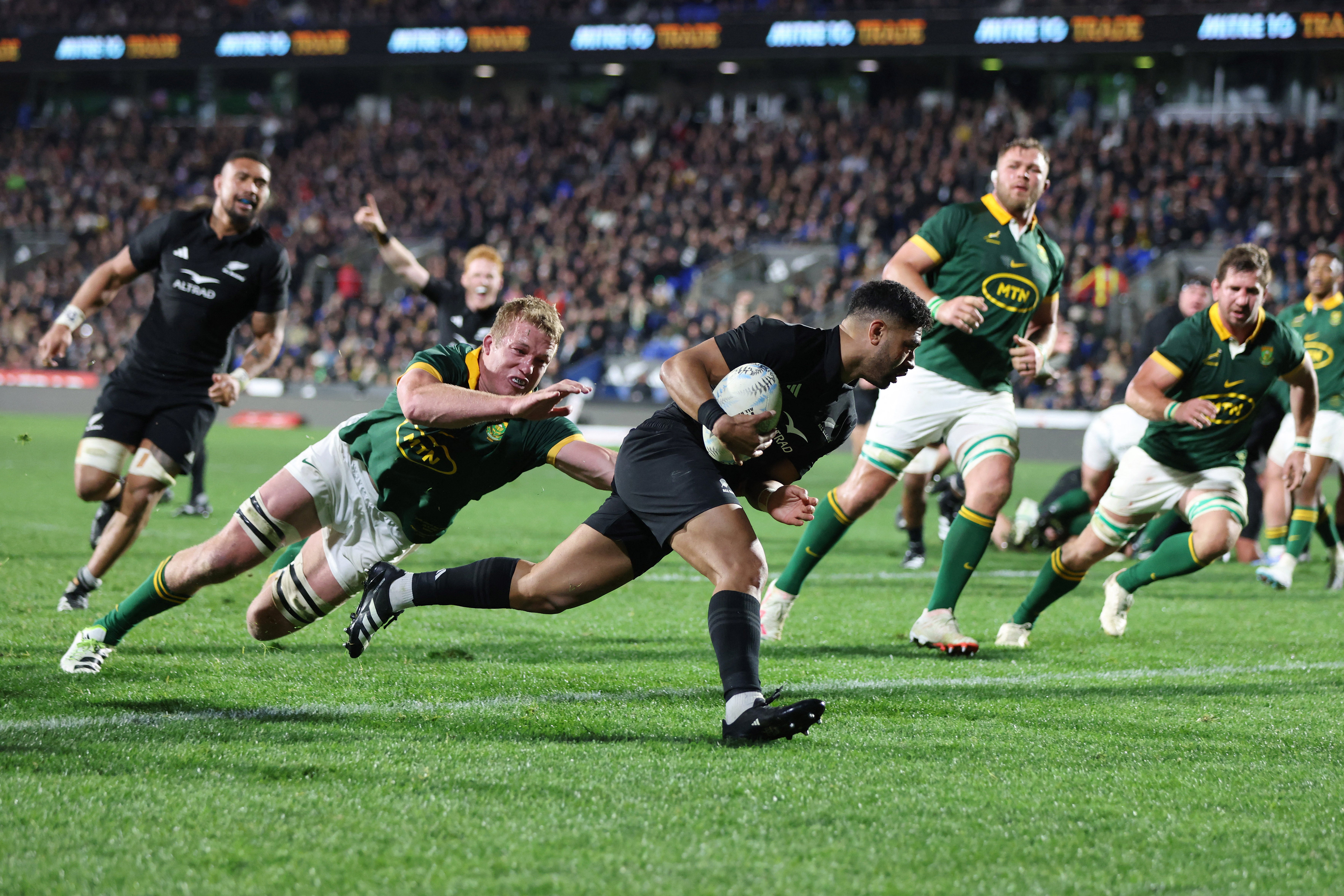 Richie Mo’unga starred for the All Blacks