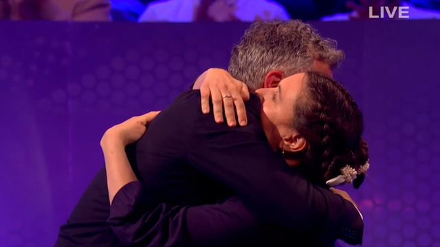 <p>Rosie Jones comforted as she addresses documentary backlash on The Last Leg</p>