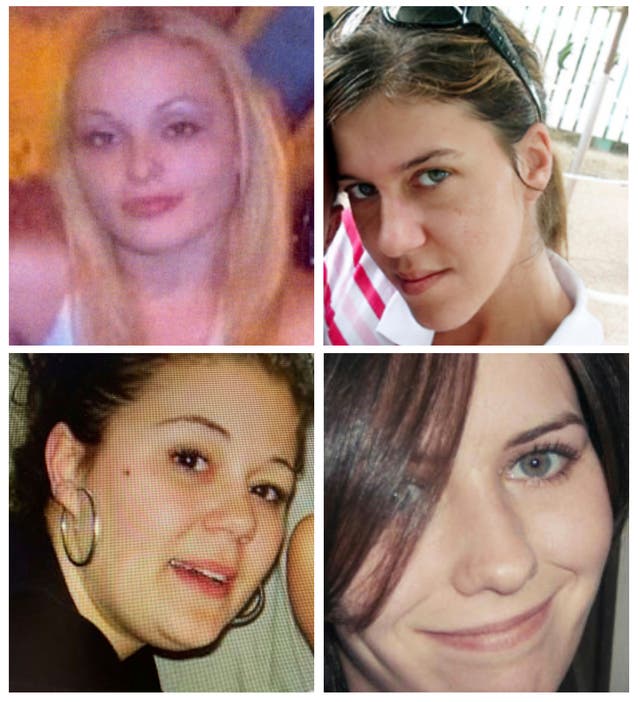 <p>Clockwise from top left: Melissa Barthelemy,  Amber Lynn Costello,  Maureen Brainard-Barnes and  Megan Waterman </p>