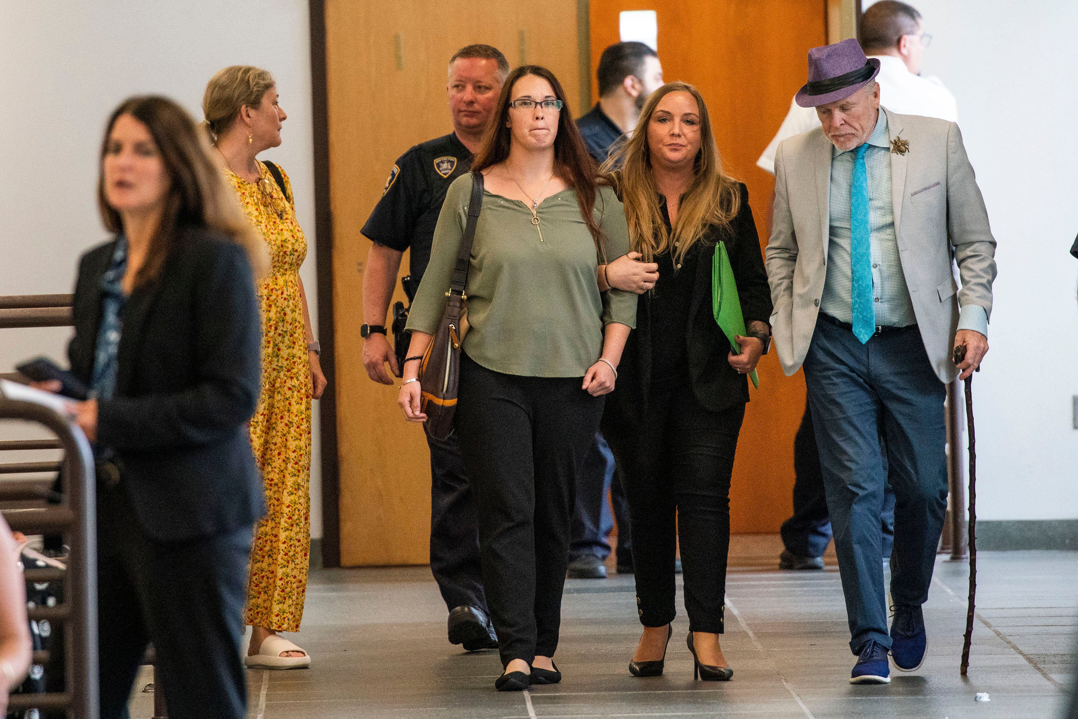 Families of victims leave court after Rex Heuermann’s initial court appearance