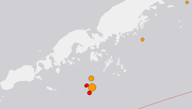 <p>The earthquake near the Alaska peninsula has triggered a tsunami warning </p>