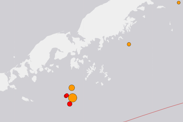 <p>The earthquake near the Alaska peninsula has triggered a tsunami warning </p>