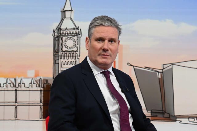 Sir Keir Starmer has refused to commit to further spending under a Labour government amid growing calls from unions for him to back more of their policy priorities (BBC/PA)