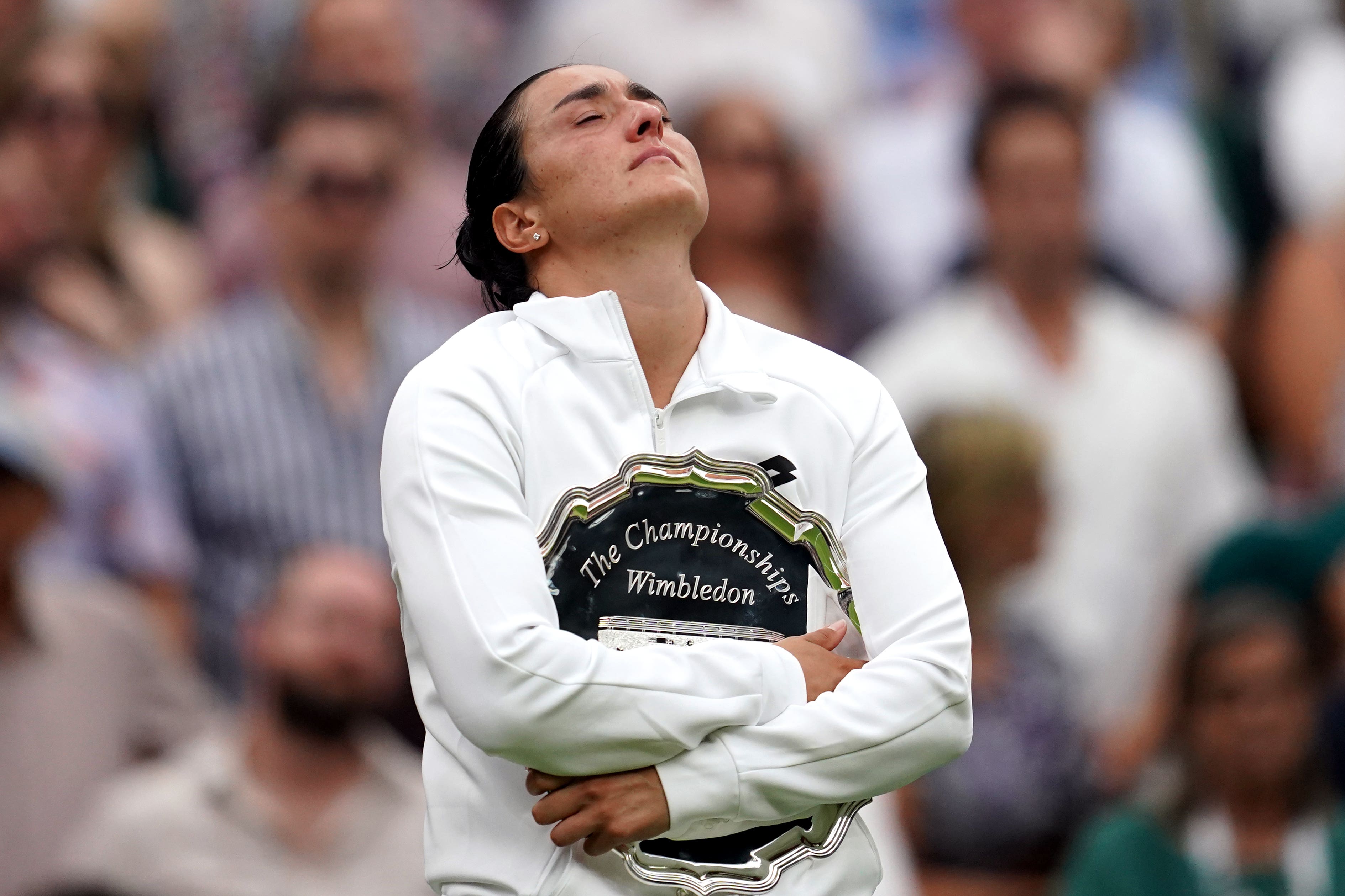 Ons Jabeur suffered back-to-back final heartbreaks at Wimbledon in 2022 and 2023