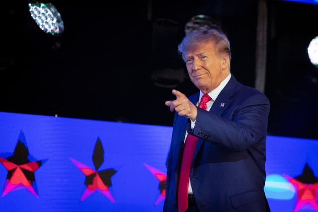 <p>Trump speaks at the Turning Point Action Conference in Florida on 15 July. </p>