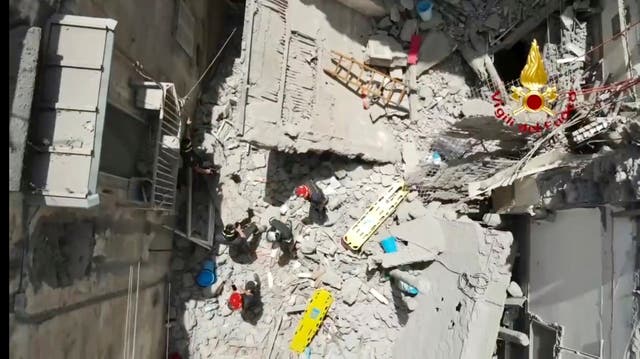 <p>Italy Building Collapse</p>