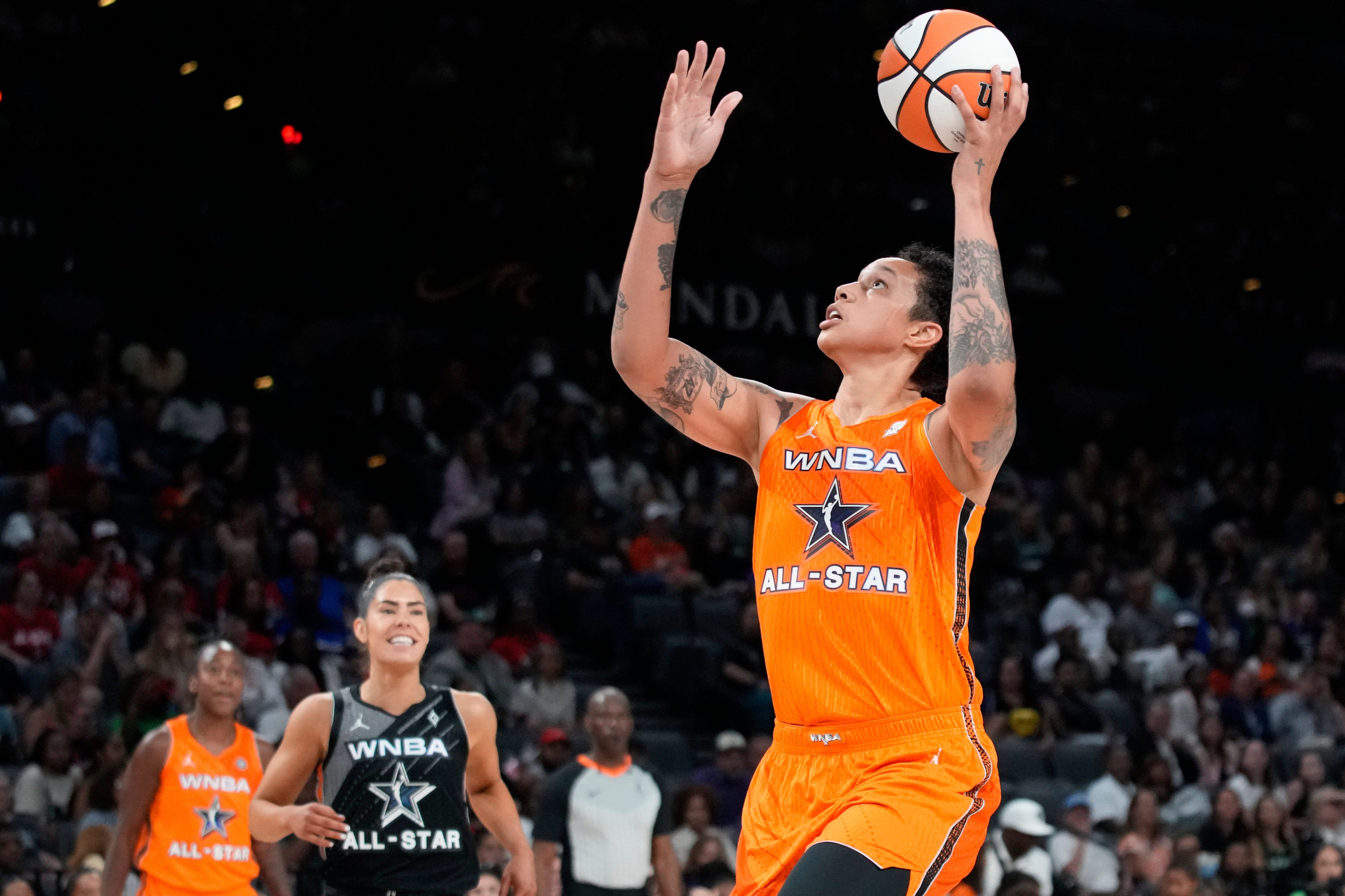 Brittney Griner during the WNBA All-Star Game