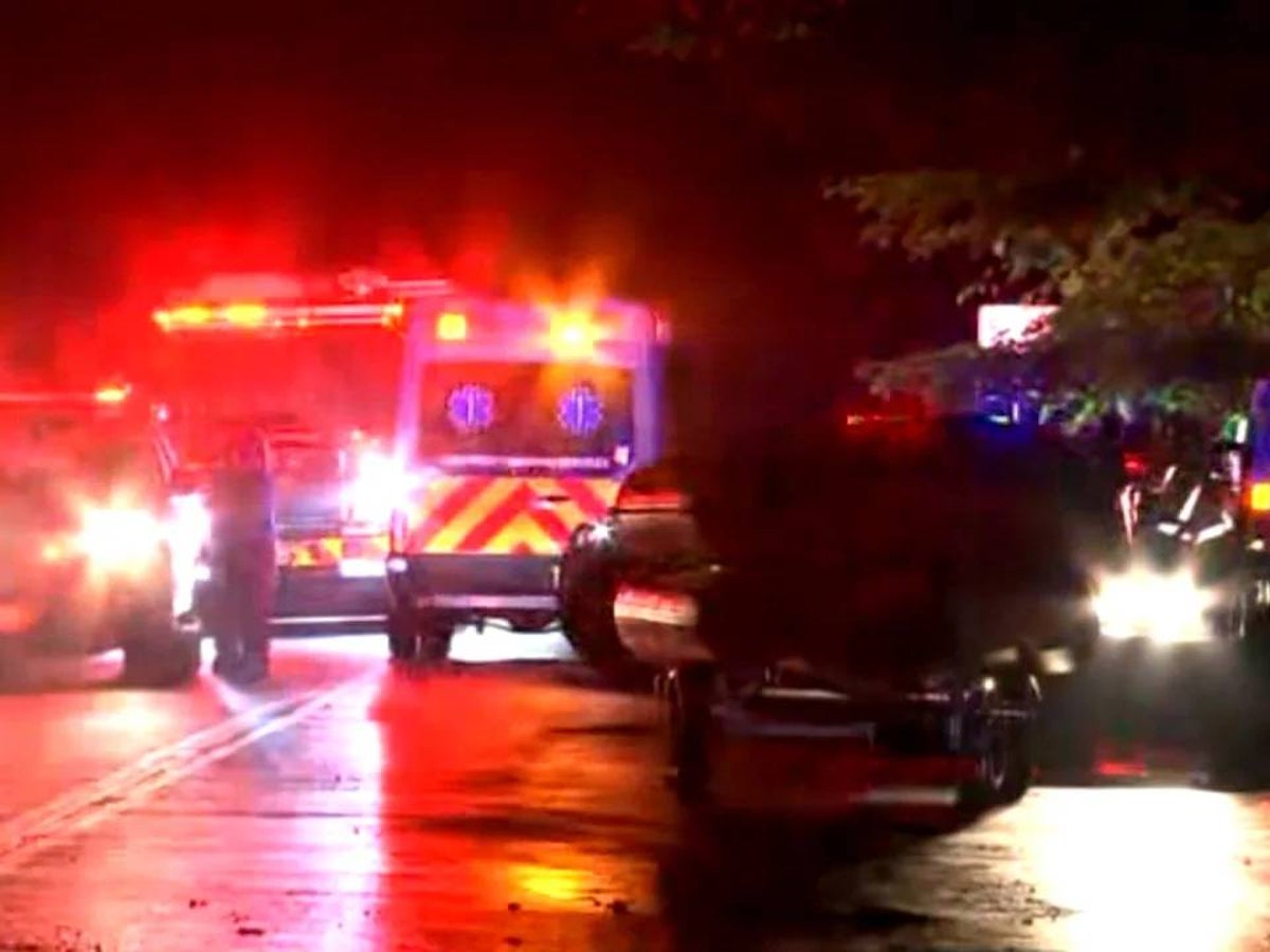 Five dead and two children still missing after cars swept away in Pennsylvania flash flooding
