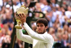 Wimbledon 2023 LIVE: Carlos Alcaraz defeats Novak Djokovic in five-set epic to win men’s final