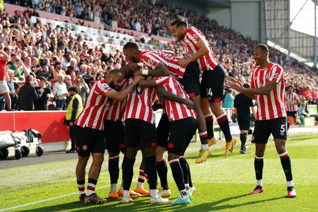 Brentford were found to be the most sustainably-run Premier League in a detailed new survey (Nick Potts/PA)