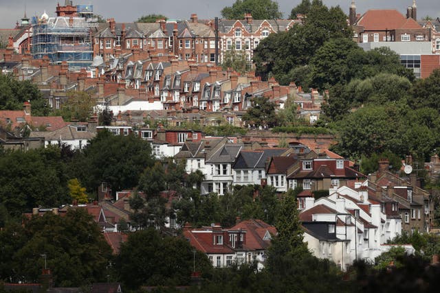 Across Britain, the average asking price for a home is £371,907 (Yui Mok/PA)