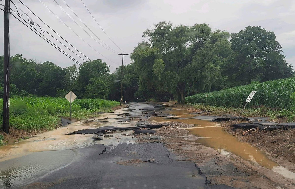 Heavy rains swamp Northeast again as flash flooding claims at least 5 lives in Pennsylvania