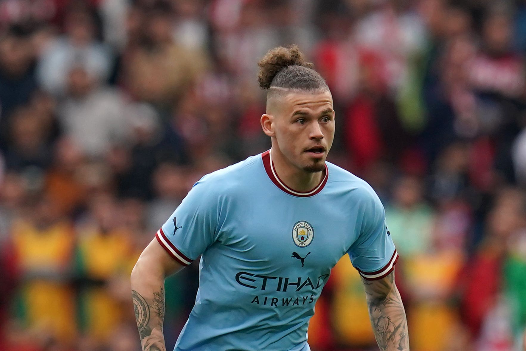 Manchester City’s Kalvin Phillips is attracting interest from Liverpool (Nick Potts/PA)