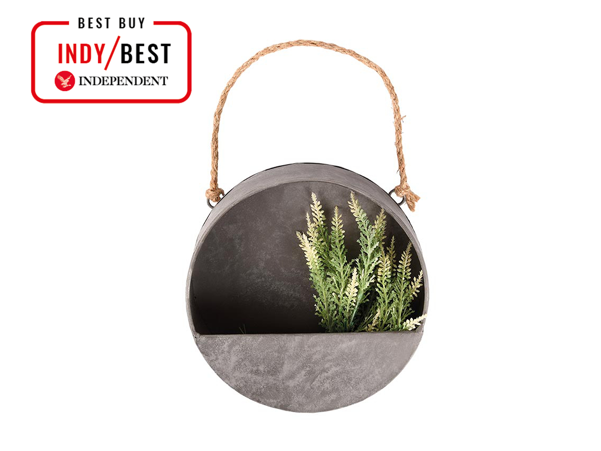 A Place for Everything zinc wall planter