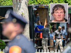 Gilgo Beach murders – live: Long Island police search storage unit tied to alleged serial killer Rex Heuermann