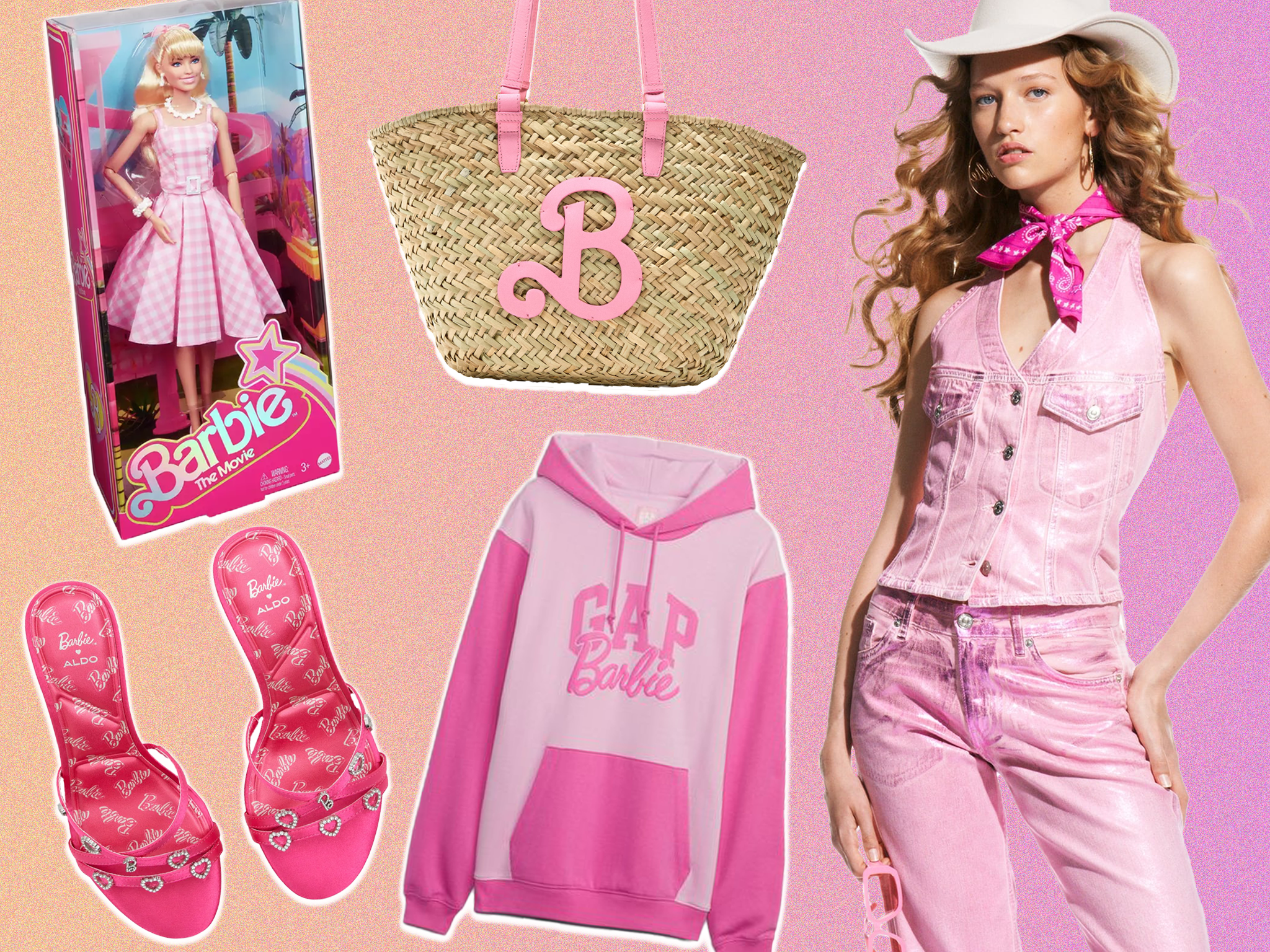 Pink Self-Standing Ballot Bag