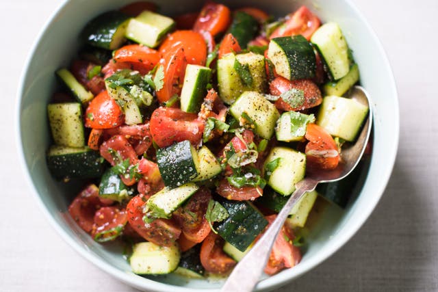Food-MilkStreet-Tomato Cucumber Salad